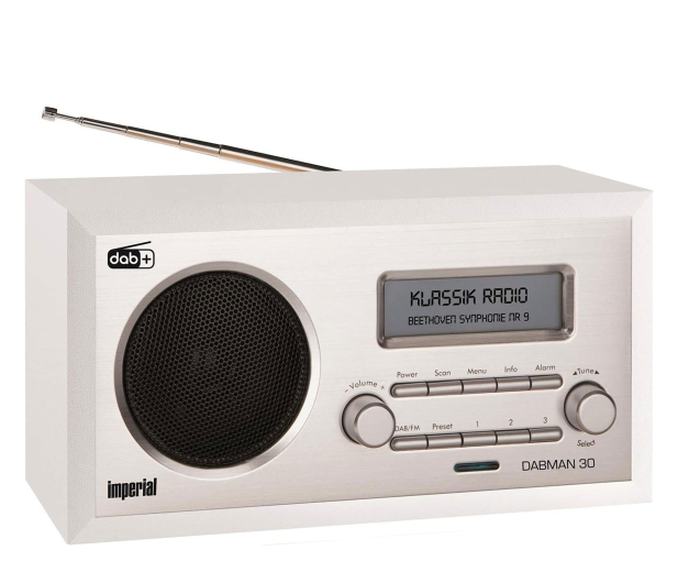IMPERIAL Imperial DABMAN 30 DAB+ / FM Radio Białe - 1535011 - zdjęcie 2